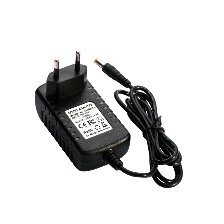 24W1A DC24V Plastic Shell Enclosed Power Supply Adapter For LED Strip Light 24W1A DC24V Plastic Shell Enclosed Power Supply Adapter For LED Strip Light